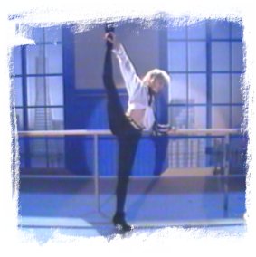Lorella a Buona Domenica 1991/92 nel balletto "Fame-Flashdance"