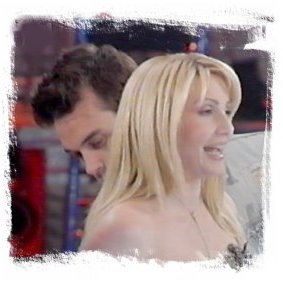 Lorella e Robbie William a "Uno di noi" 2002/03