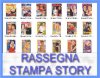 Copertine e articoli di giornale dedicati a Lorella Cuccarini dal 1985 a oggi...