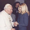 Lorella Cuccarini Papa Giovanni Paolo II Wojtyla- Natale in Vaticano 1996