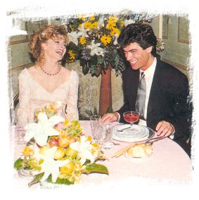 Lorella e Silvio il giorno del loro matrimonio