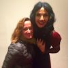 Lorella Cuccarini con fan
