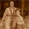 Lorella Cuccarini all'et� di 5 anni con la mamma Maria
