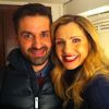 Lorella Cuccarini con fan
