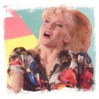 Lorella mentre balla al Festivalbar